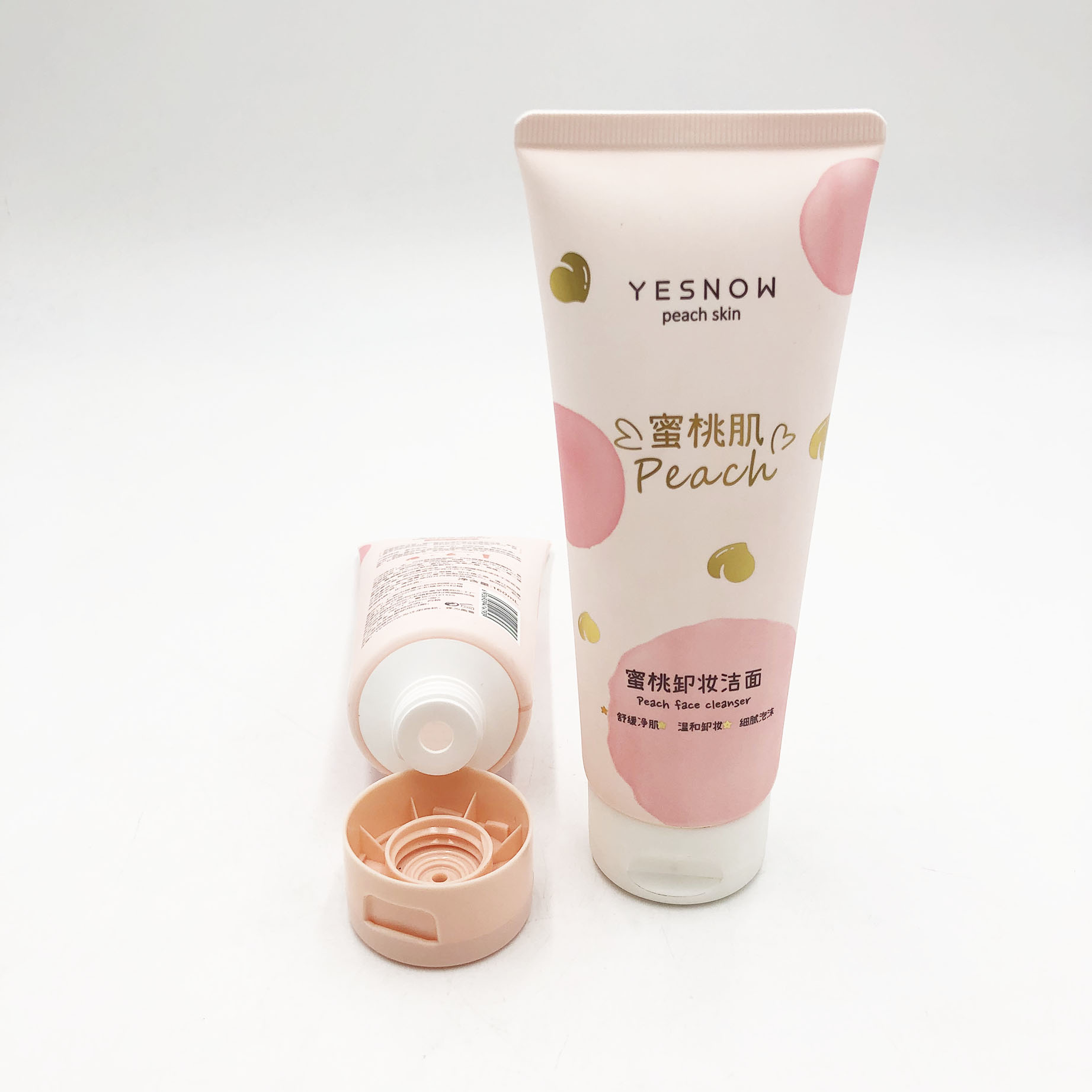Pink Squeeze Cosmetic Tubes