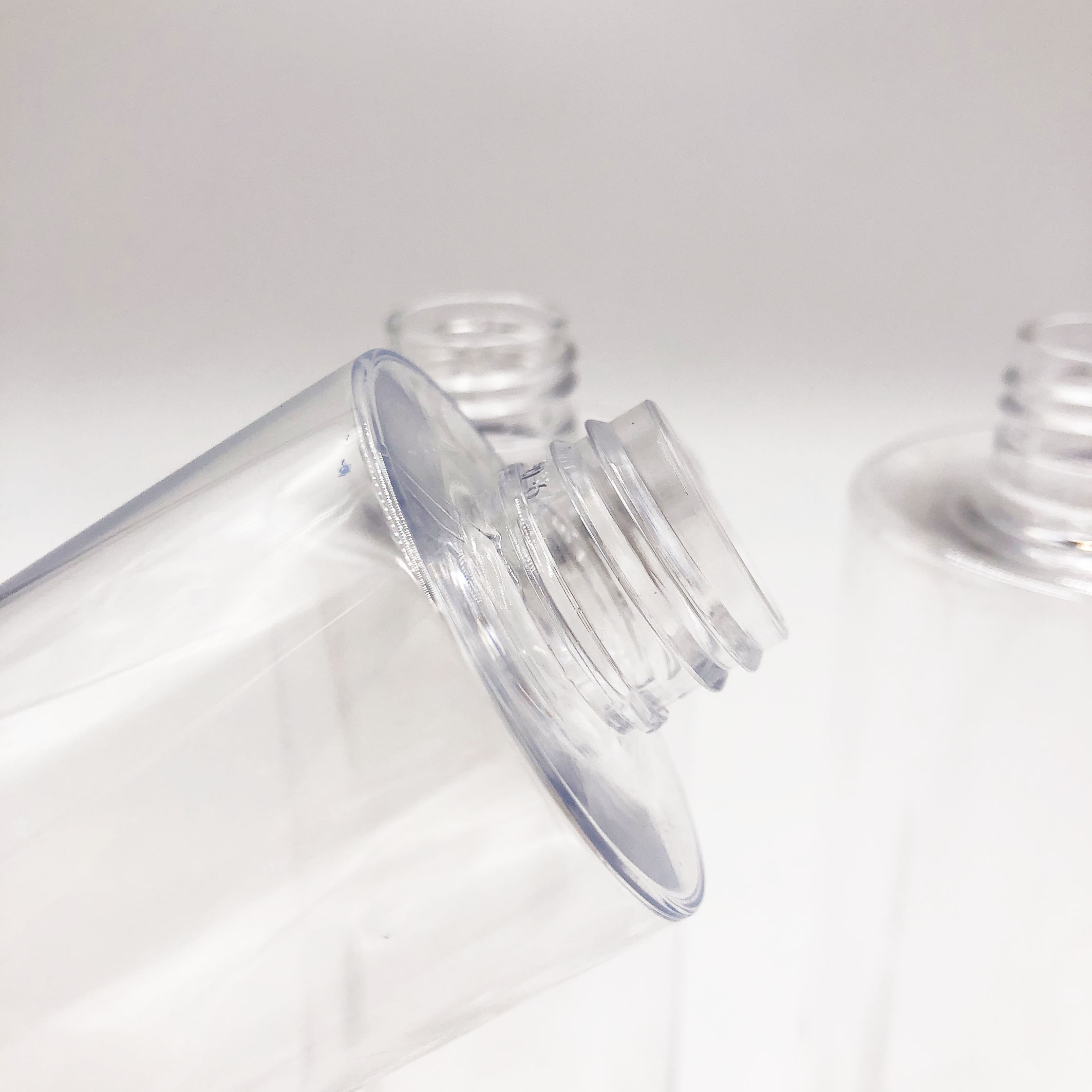 Clear Color plastic bottles