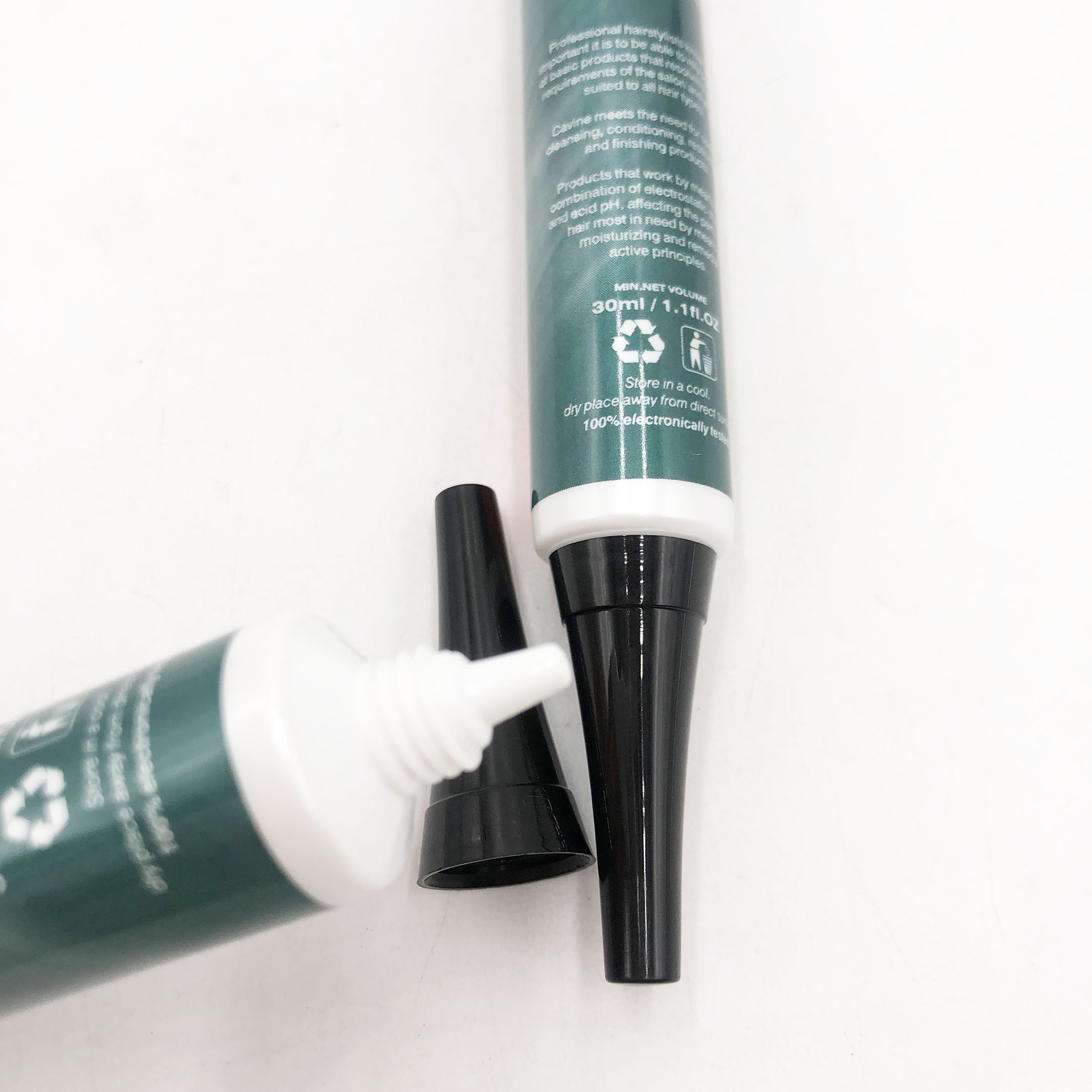 Green Empty Cosmetic Tube