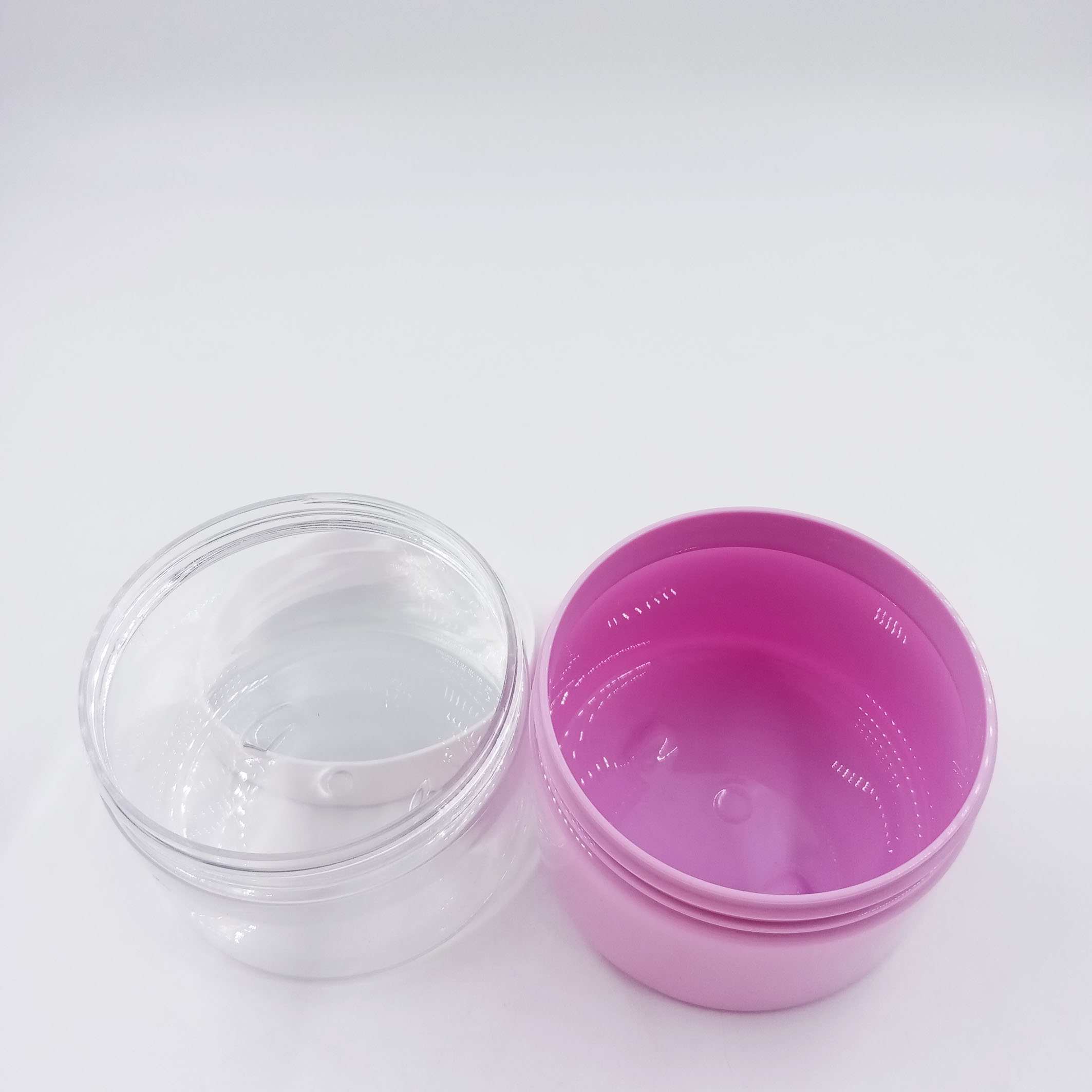Purple Color Plastic Cream Jars