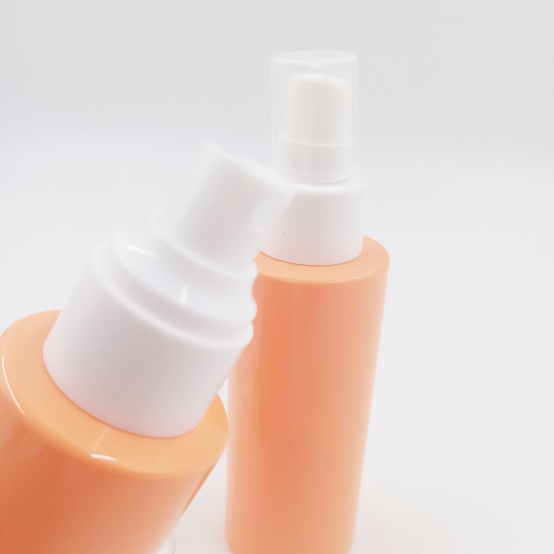 75ml Orange Plastic Lotion Bottles