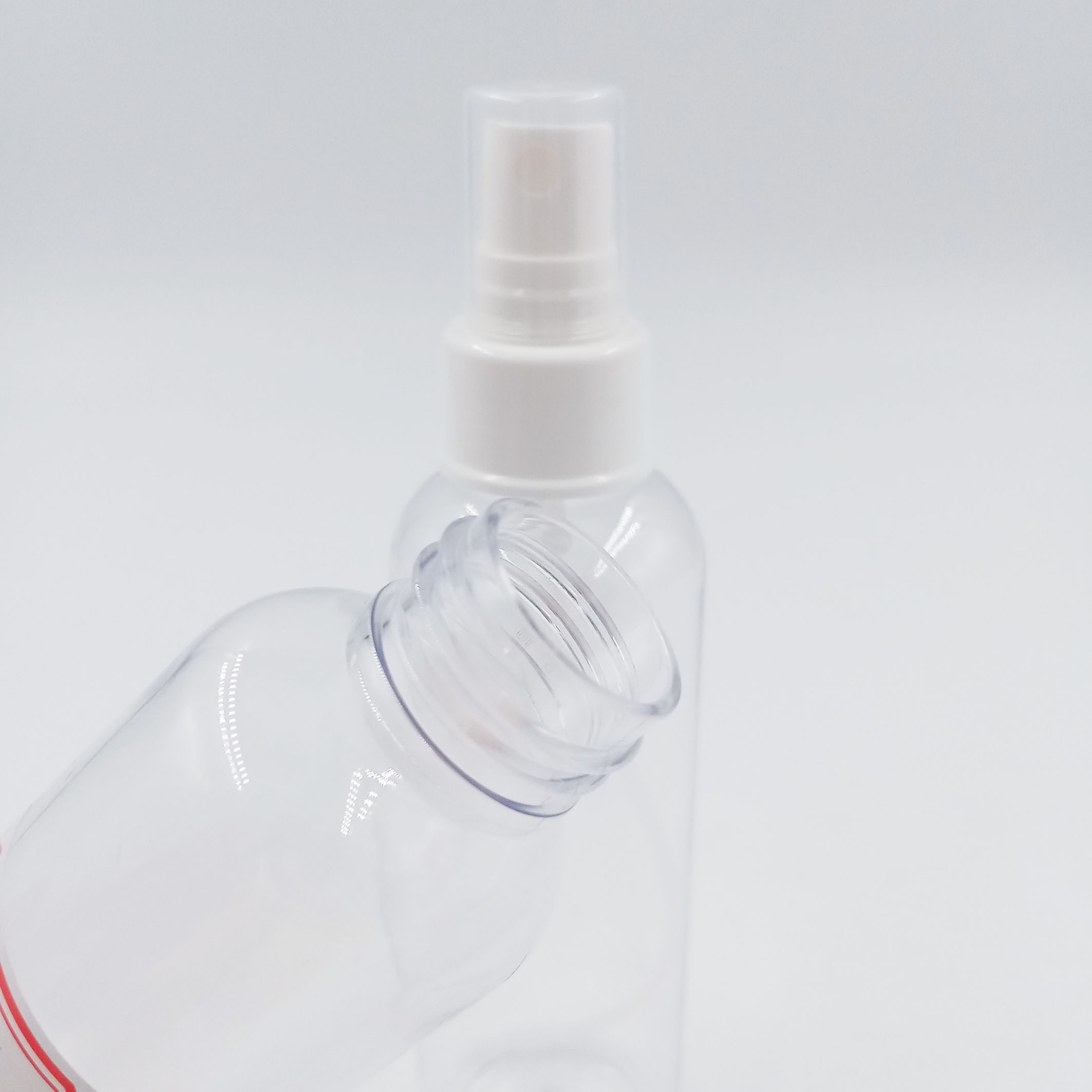 White Spray Cosmetic Bottles