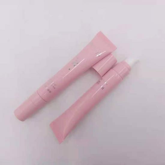 Source Unique cute empty round pink lipgloss tube with brush lip gloss  containers tube mini lipgloss tube keychain on m.
