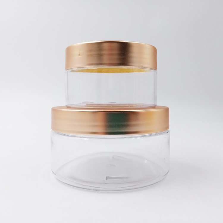 Gold craft lid with jar