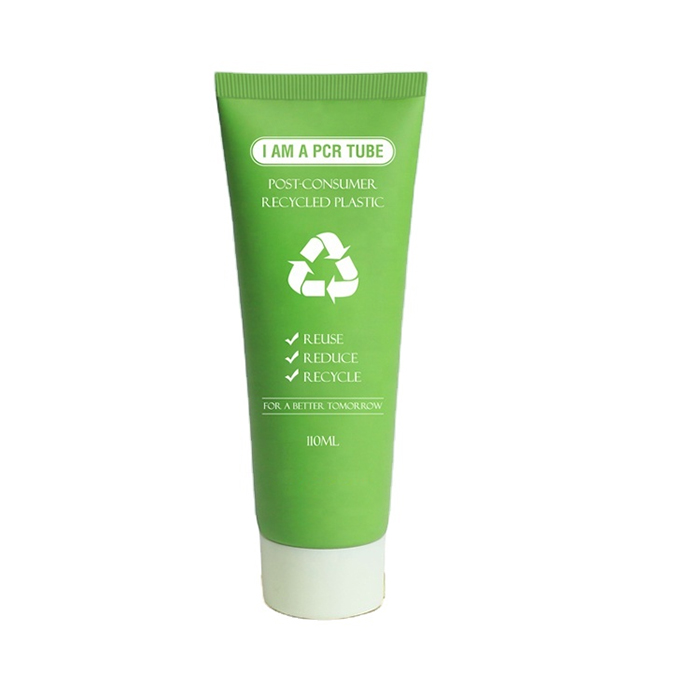 Eco friendly PCR Plastic Cosmetic Tubes Packaging