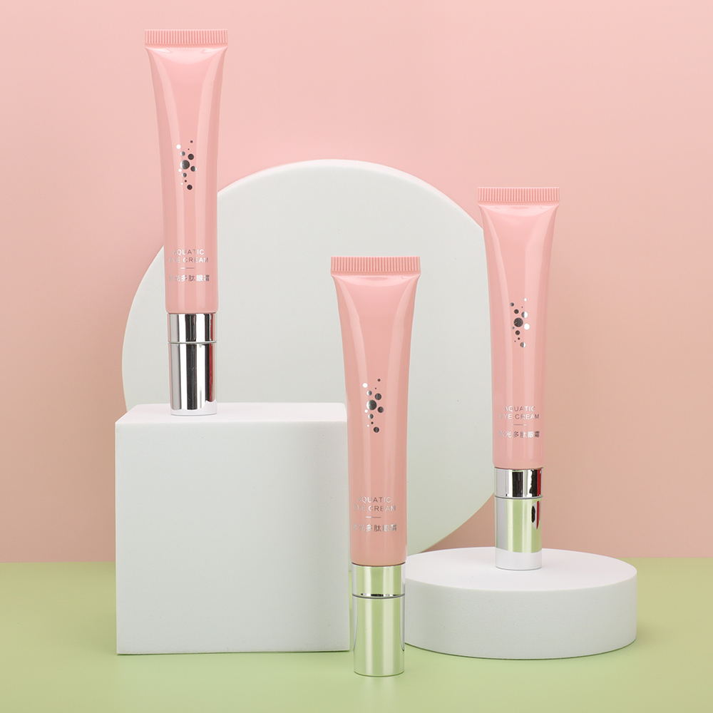 A variety of cosmetic plastic packaging